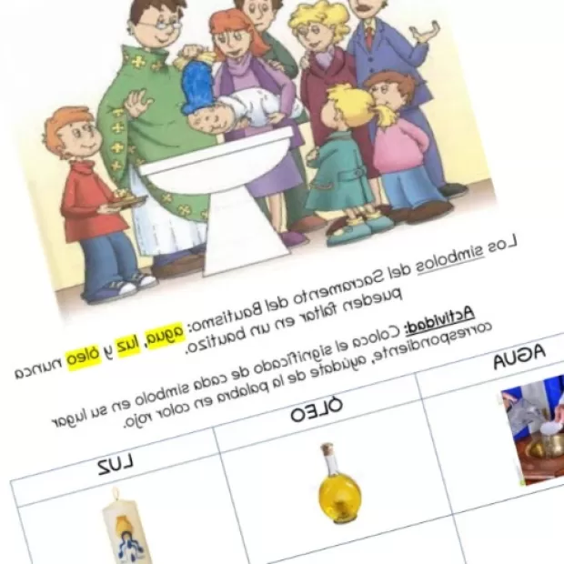 Como explicar el bautismo a los niños